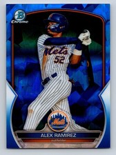 2023 Bowman Chrome Sapphire Alex Ramirez BCP50 New York Mets