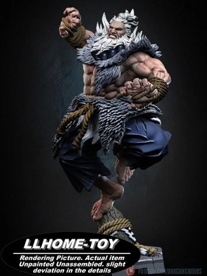 8CM tall Akuma battle Resin 3D Print Model Unpainted GK statue mini Figure