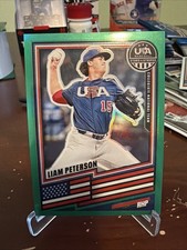 2026 Panini Stars & Stripes Prizm - LIAM PETERSON #43 Green Prizm ⚾️