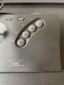 SNK Neo Geo Neogeo AES Console System ROM w/ 2 Stick Controllers Set Soft
