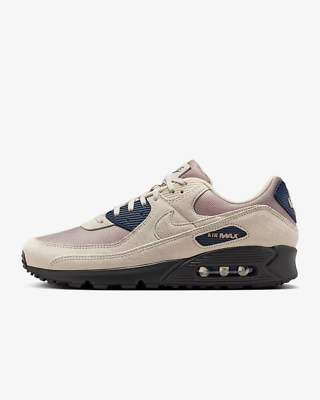 Nike Air Max 90 Men's Shoes in Light Brown/Midnight Navy/Black