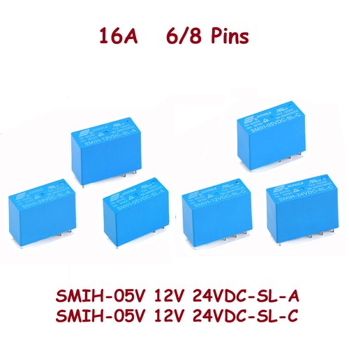 5Db Smih 05Vdc Sl C Smih 12Vdc Sl C Smih 24Vdc Sl C 05 12 24 V Relék - Foto 8