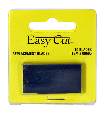 1 pack of Easy Cut Safety Box Cutter Knife replacement blades 10 ea/pk Easycut
