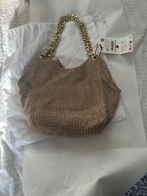 Zara MINI TOTE BAG WITH RHINESTONES UK