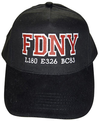 Baseballcap - Firework FDNY New York Departement - 68285 schwarz