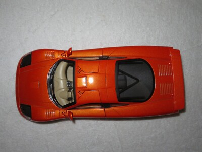 SALEEN S7 ORANGE 1:18 SCALE HOT WHEELS OPENING DOORS & REAR WINDOW