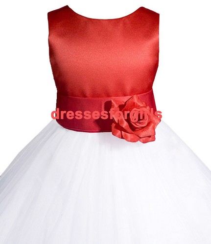 Sizes 2 to 16 New Flower Girl Wedding Pageant Holiday Communion Party Dress A108 - Picture 31 of 44