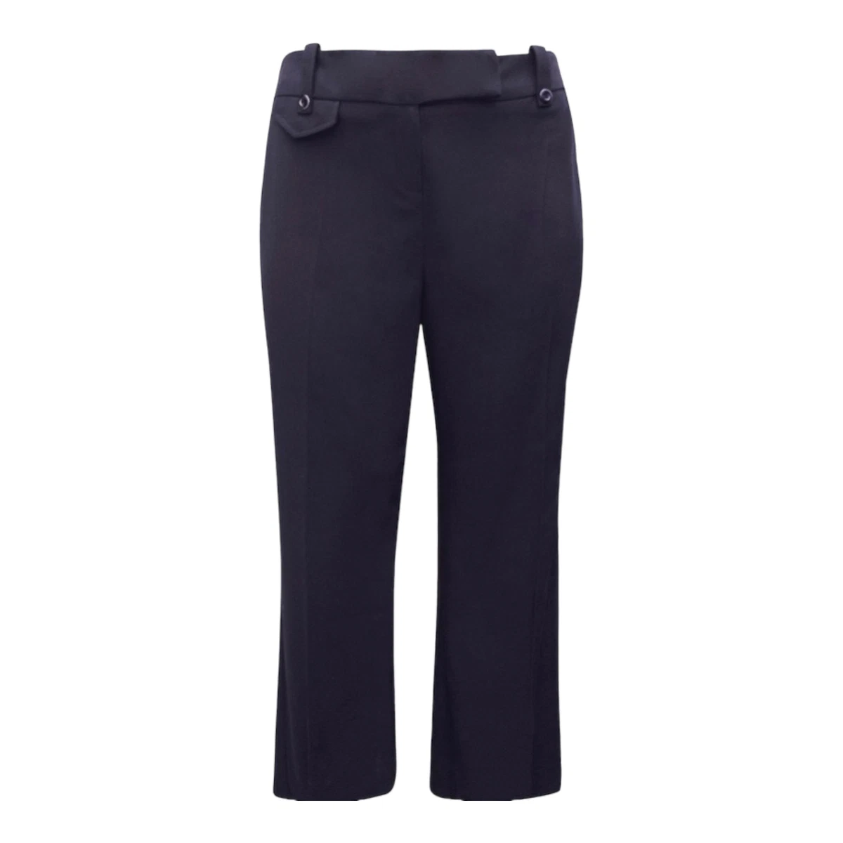 EVANS Black Straight Leg Trousers Plus UK 16 to 26 Regular Office