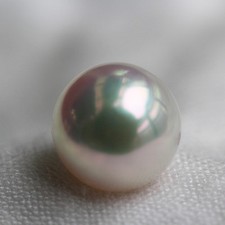 Huge 15mm natural south sea genuine white round loose pearl half drilled