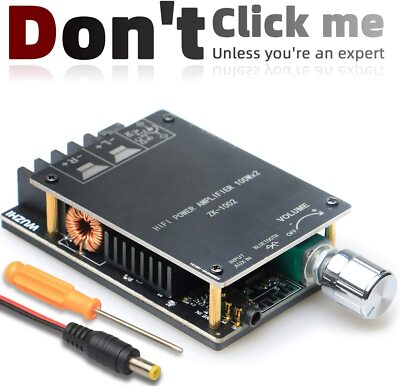 200W Bluetooth 5.0 Amplifier Board TPA3116,DAMGOO 100W+100W Audio Amp Board