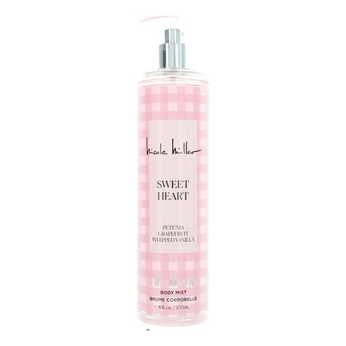 Sweet Heart par Nicole Miller. Brume pour le corps 8 oz pour femme *Neuve dans sa boîte