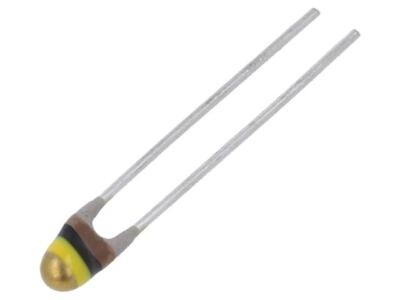 2X NTCLE100E3104JB0A NTC Thermistor 100kΩ THT 4190K -40-125°C 500mW ±5% VISHAY