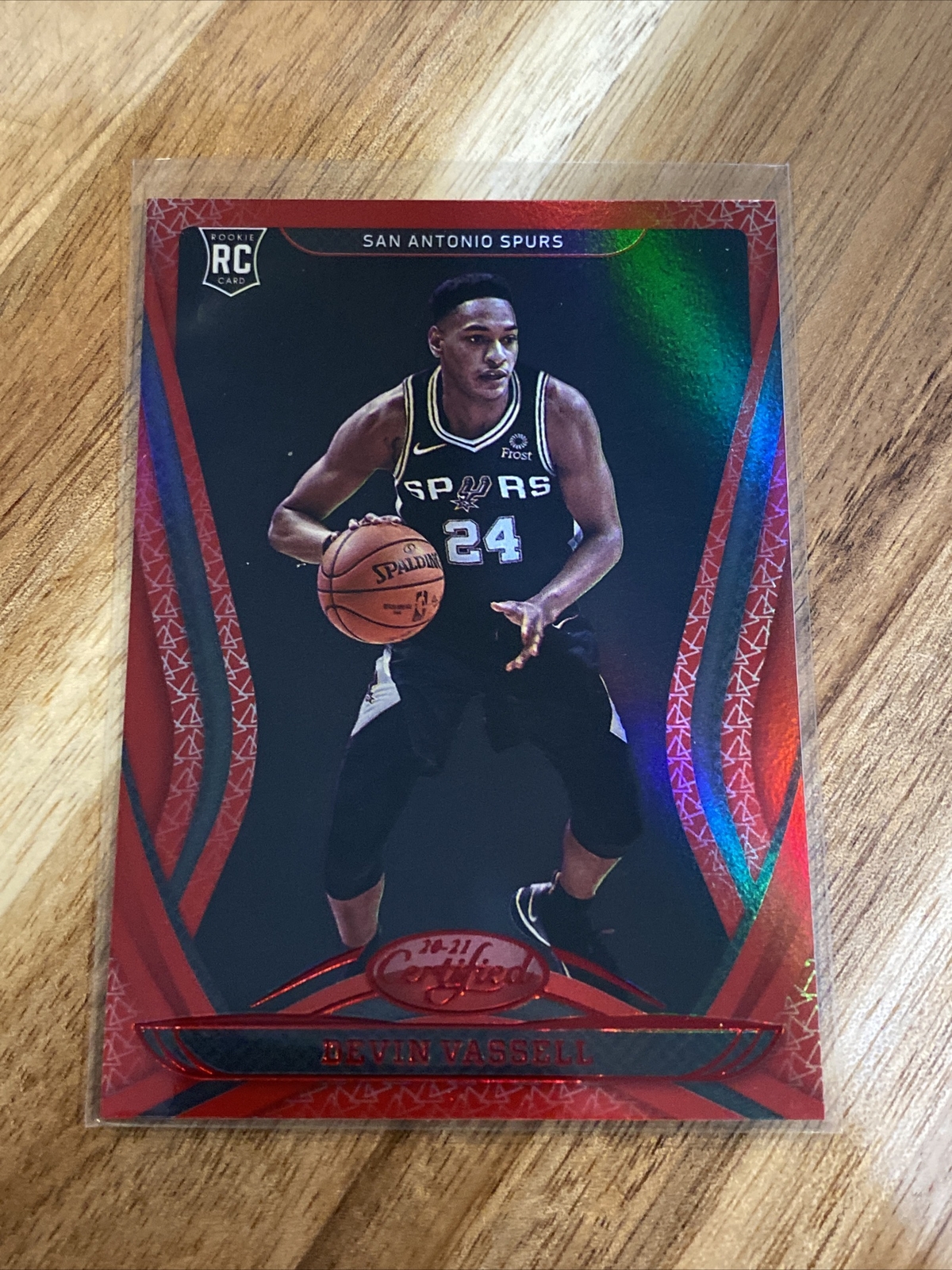 2020-21 Certified Mirror Red #190 Devin Vassell RC