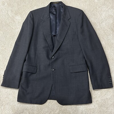 H Freeman & Son Wool Sport Coat Gray Glen Check Jacket Measures as 39 Regular