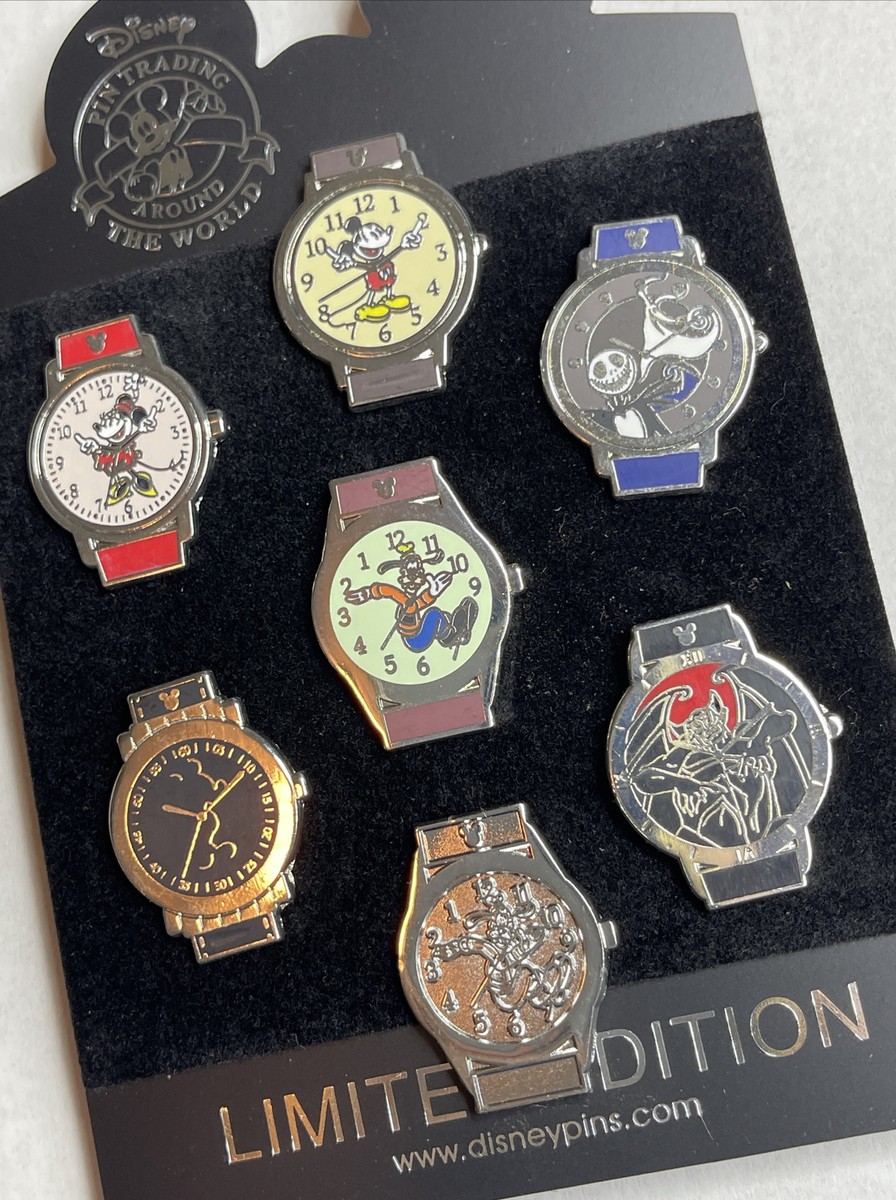 Disney Hidden Mickey Watch trading Pins set | eBay