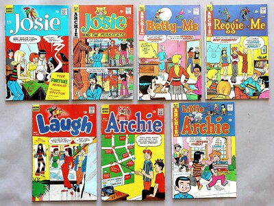7x Archie Comics Josie Betty and Me Reggie and Me Archie US Comics 60er #A-840