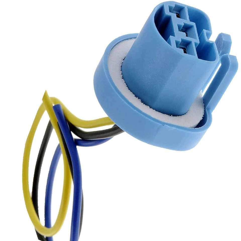 Wire Pigtail Female P 9004 HB1 Head Light Two Harness Bulb Plug Repair Lamp Fix - Image 3 of 4