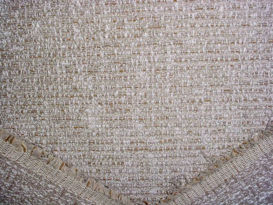 4-1/2Y Lee Jofa ED85322 Crossover Silver Linen Grey Tweed Upholstery Fabric - Image 4 of 4