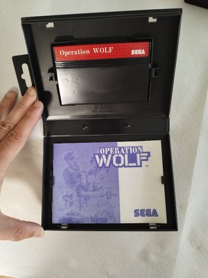 Sega Light Phaser (pistolet) Pour Sega Master System + Jeu Operation Wolf Taito – Occasion