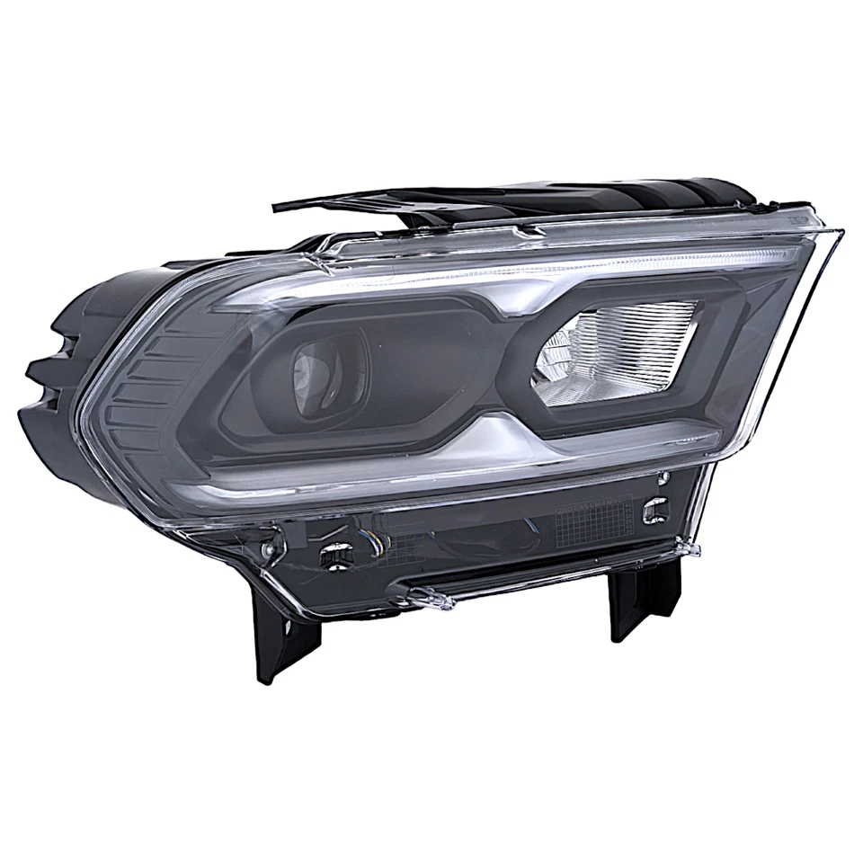 [LED COMPLETO con AFS] Para Dodge Durango 2021-24 Bisel Negro Faro Pasajero Derecha Foto 4 de 4