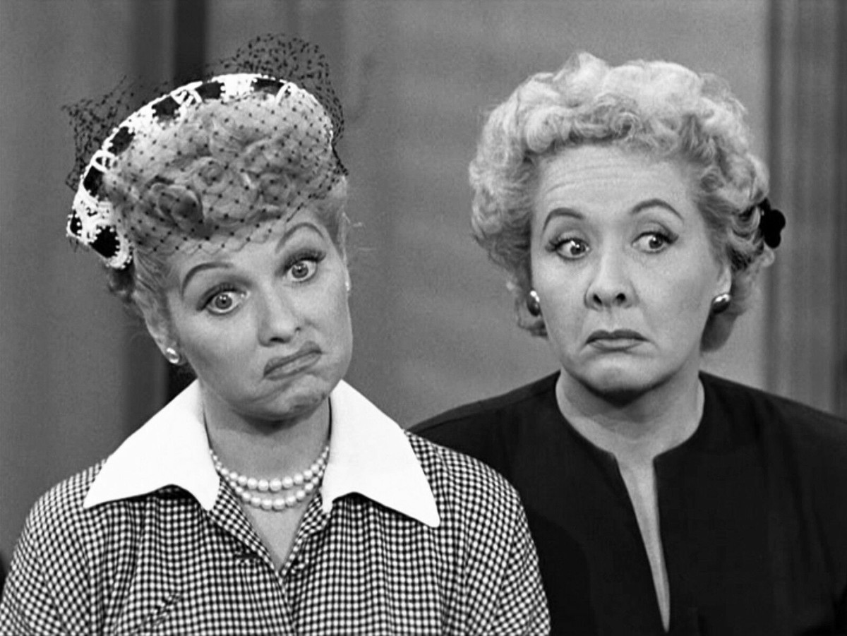 I Love Lucy Lucille Ball and Vivian Vance B/W 11x14 Photo | eBay