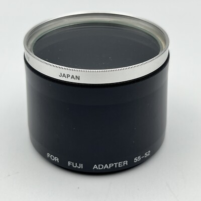 Fuji Digital Camera Adapter Tube 55-52 - Includes Bower 52mm UV Filter