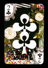 Transformation playing card Christian Lacroix 2 of Clubs Q70b