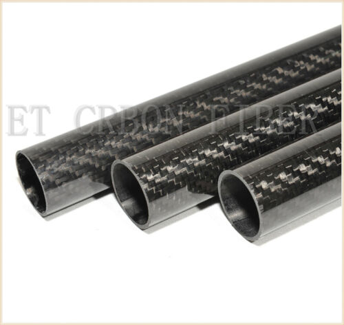 3K Carbon Fiber Tube OD 10 11 12 13 14 15 16 17 18 19 20mm x 500mm Bars / Shaft - Picture 4 of 10