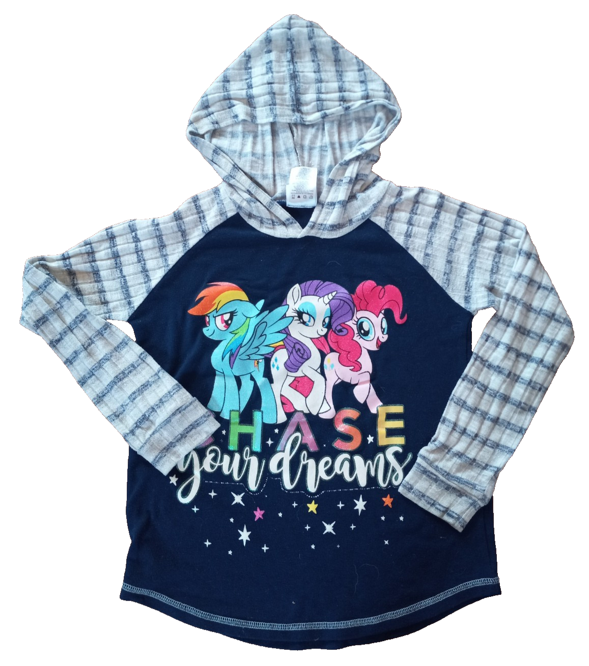 Felpa con cappuccio bambina My Little Pony Chase Your Dreams taglia large 10 12