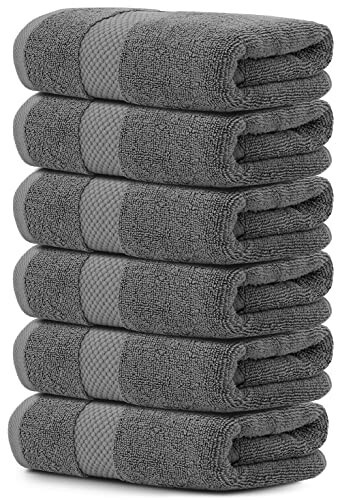 S 16x30 - Soft Cotton Absorbent Hotel Towel 6-pack