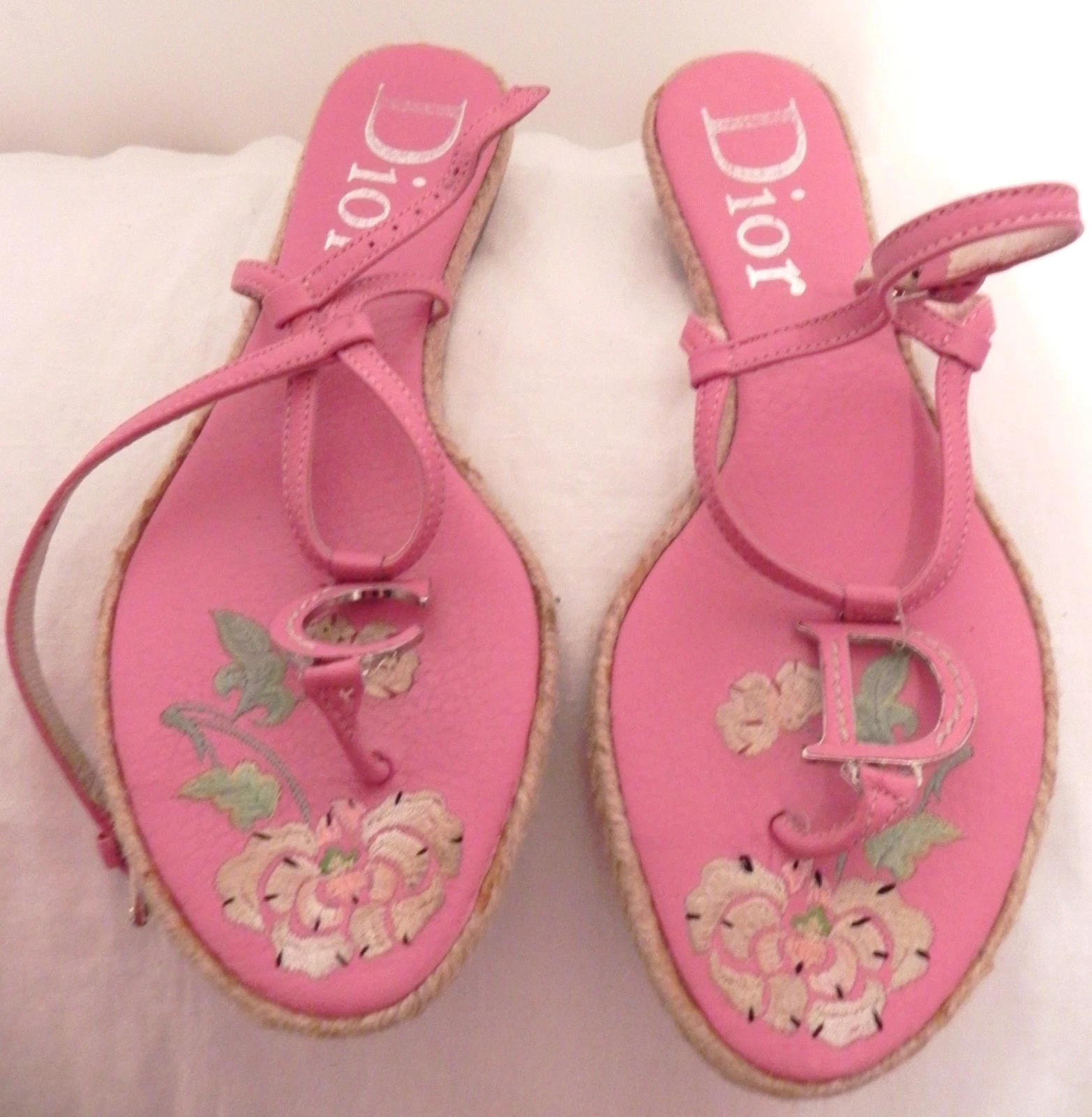 jolies chaussures plates DIOR cuir : shoes scarpa p 38