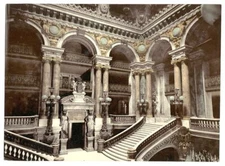 8" x 10" Photo Opera House staircase, Paris, France