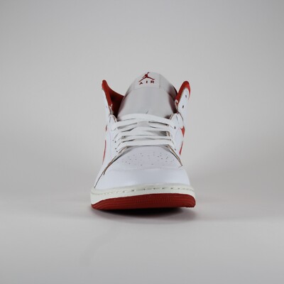 Nike Air Jordan 1 Mid SE 'White Dune Red' FJ3458-160 Men's Size