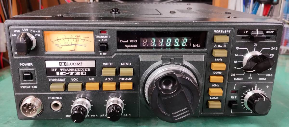 ICOM　 IC-730Ｓ　10w HF帯トランシーバー新古品　美品 Yahoo!オークション -「ic-730」(トランシーバー) (アマチュア