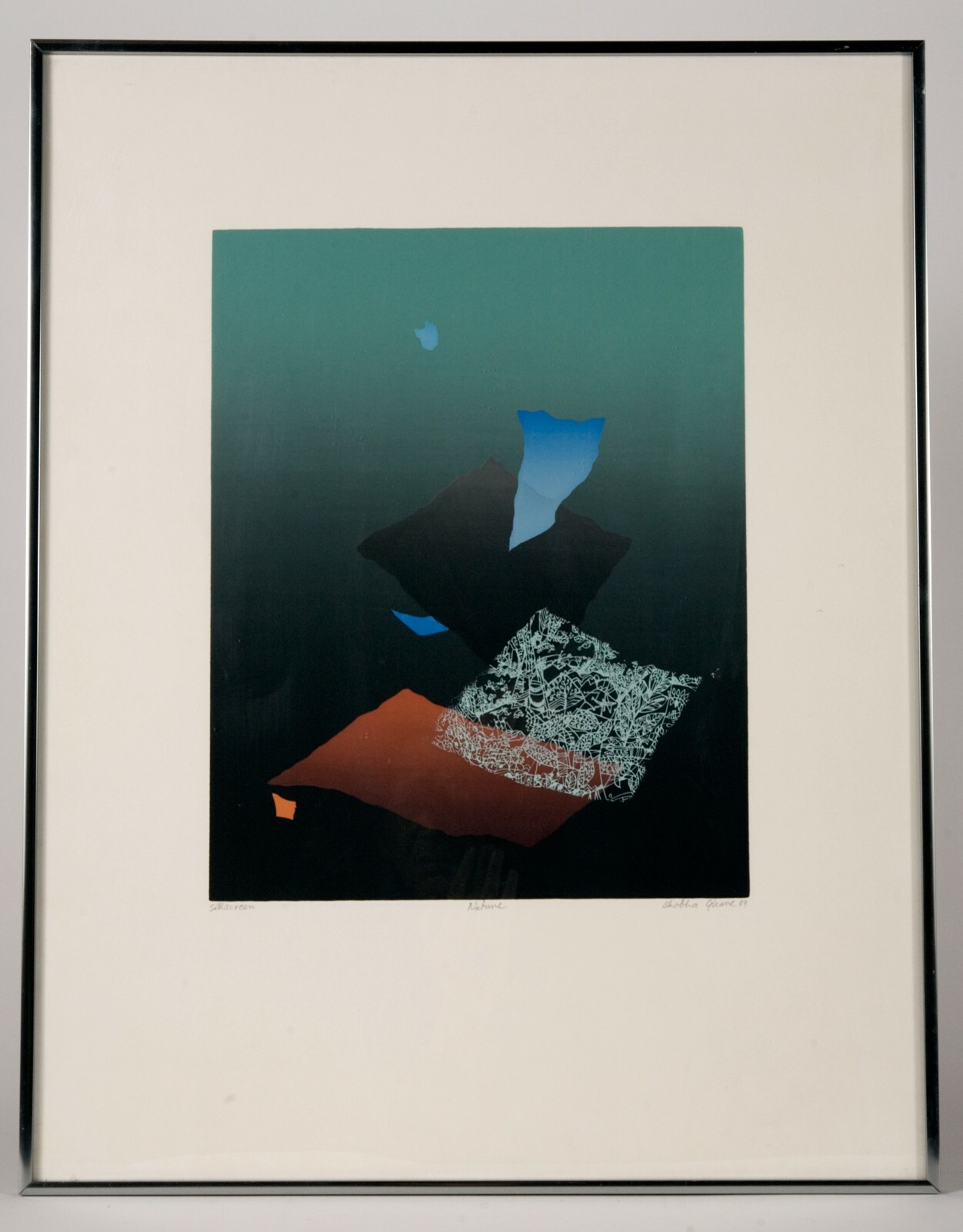 Shobha Ghare Original Silkscreen, “Nature” 1989
