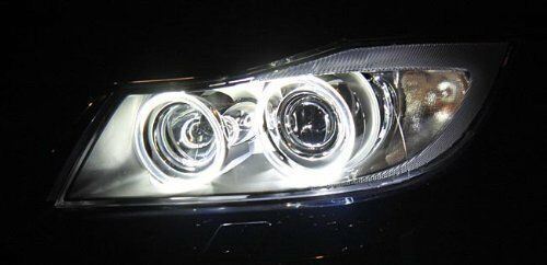 for BMW E90 E92 E93 High Power White H8 LED Angel Eye Halo Ring Mark Light 2pcs - Picture 8 of 12