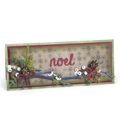 Tim Holtz Christmas Dies, Santa, Snowman, Reindeer, Noel Embossing Folder 663112 - Picture 5 of 9
