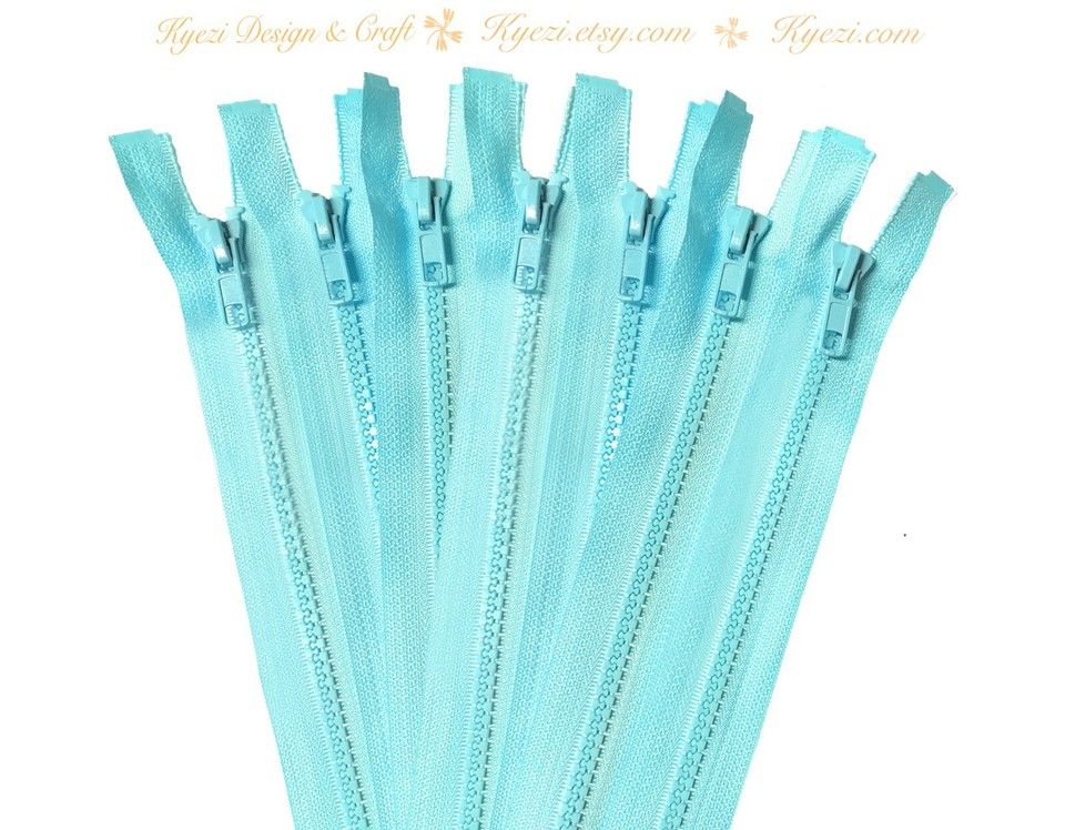 Pvc Color Variants 5 - 25 pc Chunky Plastic Separating Zipper / Gauge 5 - 14