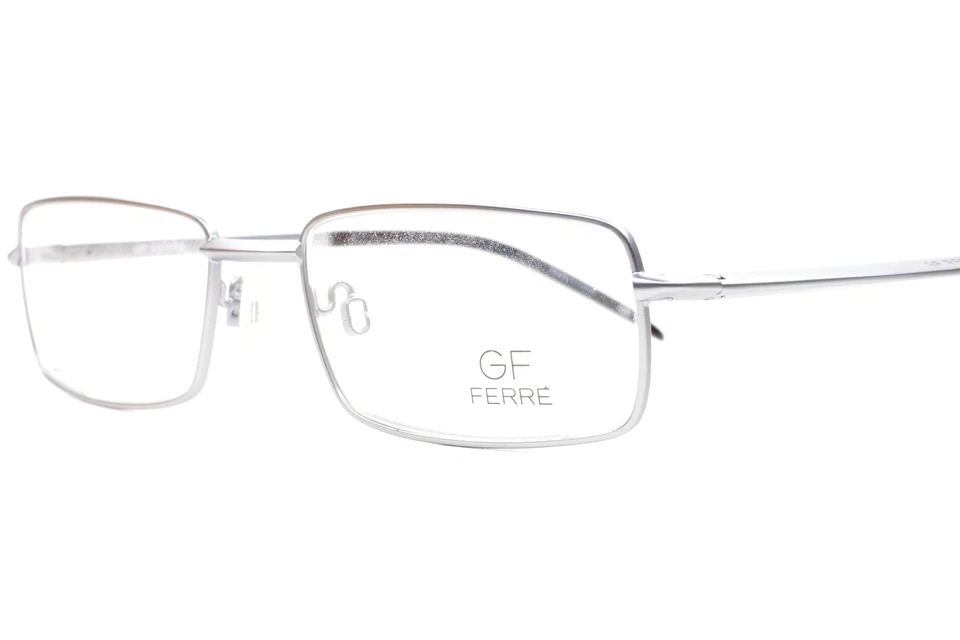 Gafas Gianfranco Ferre GFF28001 de metal plateado de diseñador Italia 51-18-140 mm Foto 2 de 4