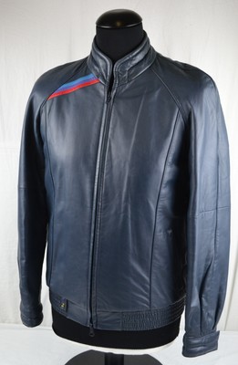 BMW M STYLE 80er Vintage LEDER Cafe Racer Jacke Herren 36 XS S E30 M3 M5 M6