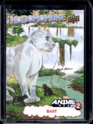2023 UD Marvel Anime Vol. 2 Bast Kodomomuke /100 Luisa Russo Auto Autogramm K-01