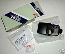 Used Yashica Flash CS-240 in Box for CONTAX RTS Camera