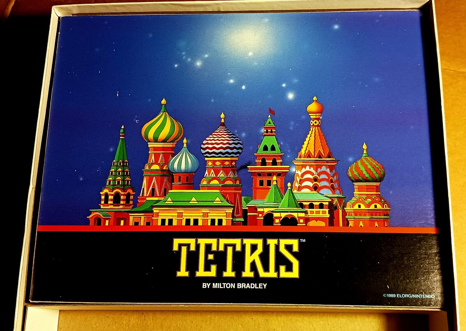 Tetris Board Game Milton Bradley Nintendo Elorg 1989