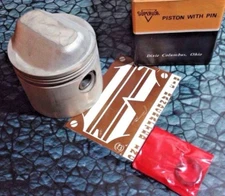 new 1000cc Harley Ironhead Piston w/ Pin STD 1972-85 17551L XL XLH Hi Pro m17551