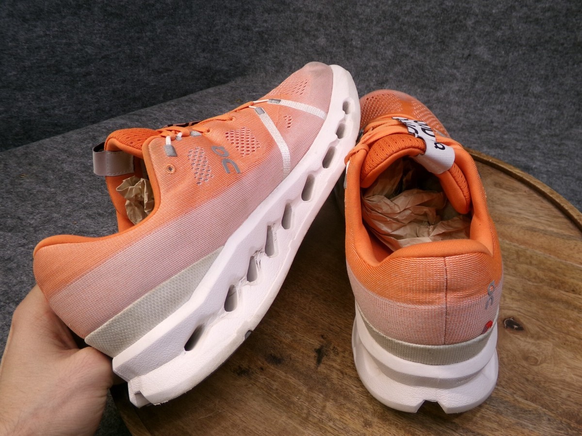 On Cloudsurfer Men\'s Shoes Sneakers Running Trail Athletic Rock Orange Size 13 First Run Review: On Cloudsurfer Trail main image 3