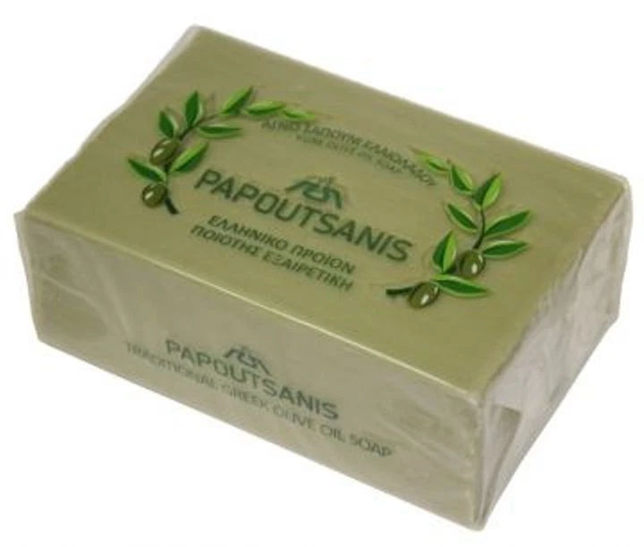 3 PAPOUTSANIS GRÜNE OLIVENÖLSEIFEN (3x125gr)