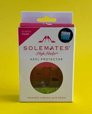 SOLEMATES High Heeler CLASSIC CLEAR High Heel Protector NEW IN BOX