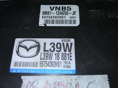 L39W 18 881E Mazda 6 Mazda6 2008 ecm ecu computer | eBay