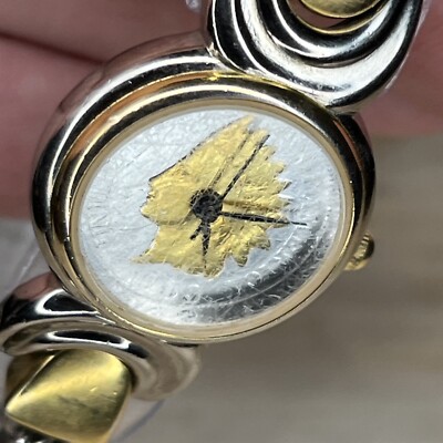Vintage Indian Head 1903 Penny Silver Tone Watch James  display picture 3