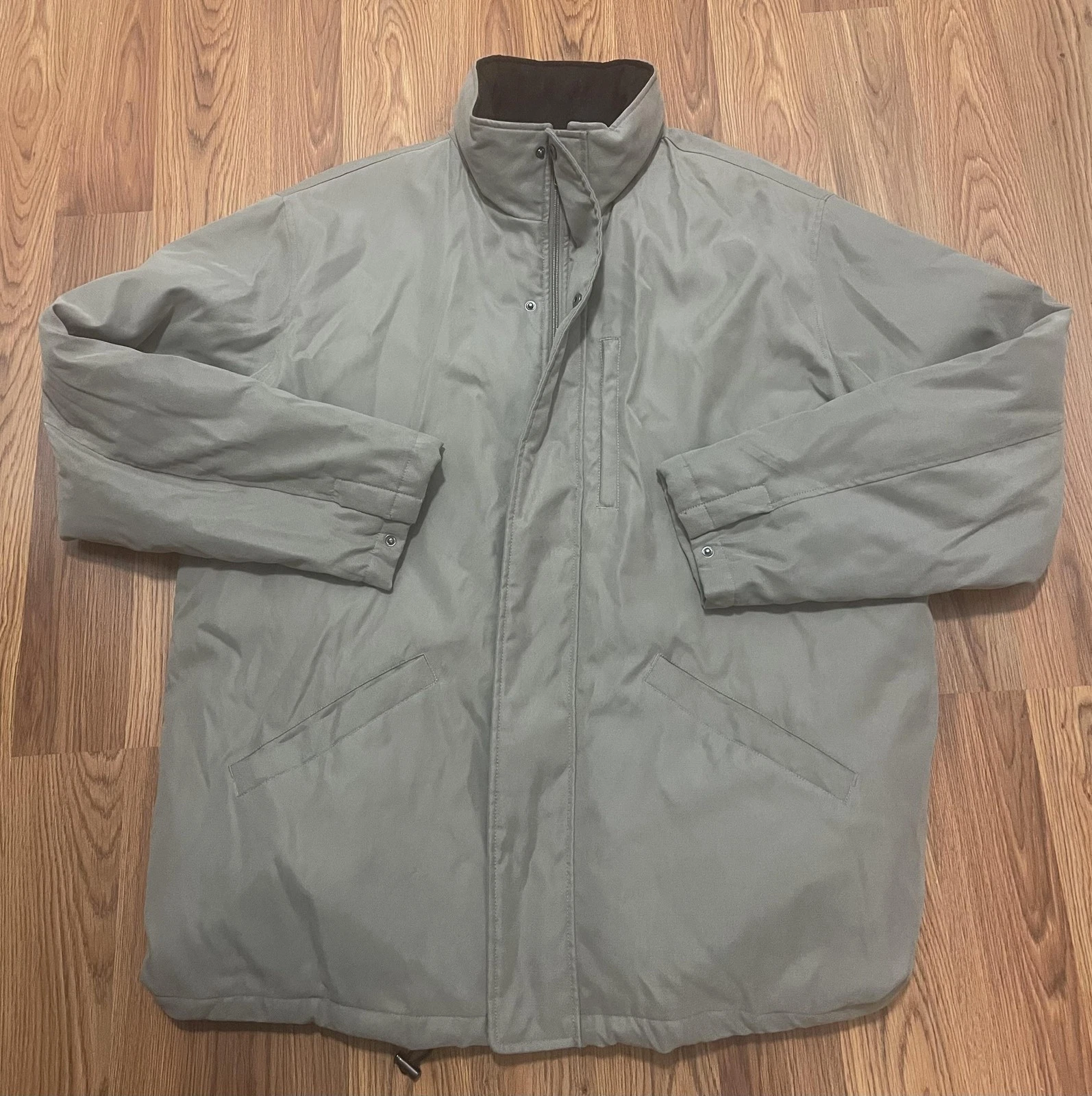 Roundtree & Yorke Jacket Mens XL Thermolite Insulated Softshell Gray